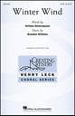 Winter Wind SATB choral sheet music cover